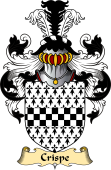 English Coat of Arms (v.23) for the family Crispe