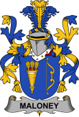 Irish Coat of Arms for Maloney or O'Molony