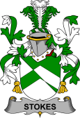 Irish Coat of Arms for Stokes