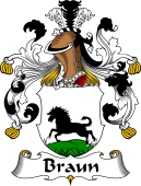 German Wappen Coat of Arms for Braun