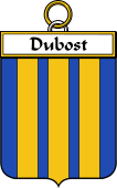 French Coat of Arms Badge for Dubost