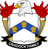 Coat of arms used by the Cradock family in the United States of America