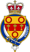 Families of Britain Coat of Arms Badge for: Draper (England)