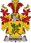 Danish Coat of Arms for Bennich