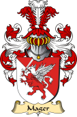 v.23 Coat of Family Arms from Germany for Mager