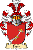 v.23 Coat of Family Arms from Germany for Esser