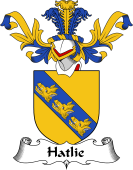 Coat of Arms from Scotland for Hatlie or Hateley