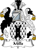 English Coat of Arms for Mills
