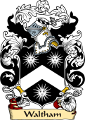 English or Welsh Family Coat of Arms (v.23) for Waltham