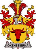 Swedish Coat of Arms for Oxenstierna