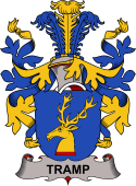 Coat of arms used by the Danish family Tramp