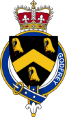 British Garter Coat of Arms for Godfrey (England)