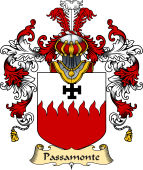 Italian Family Coat of Arms (v.25a) Passamonte