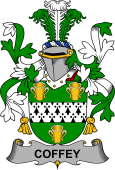 Irish Coat of Arms for Coffey or O'Coffey