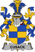 Irish Coat of Arms for Cusack