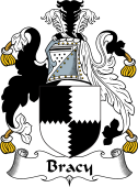 English Coat of Arms for the family Bracy