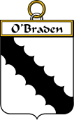 Irish Badge for Braden or O'Braden