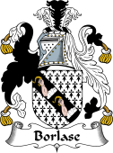 English Coat of Arms for the family Borlase