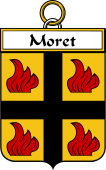 French Coat of Arms Badge for Moret