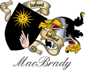 Sept (Clan) Coat of Arms from Ireland for MacBrady