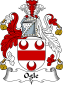 English Coat of Arms for the family Ogle