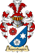v.23 Coat of Family Arms from Germany for Rosenhagen