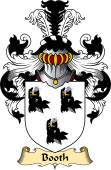 English Coat of Arms (v.23) for the family Booth