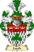 Irish Family Coat of Arms (v.23) for Leech
