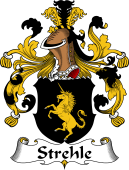 German Wappen Coat of Arms for Strehle