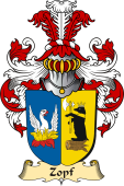 v.23 Coat of Family Arms from Germany for Zopf