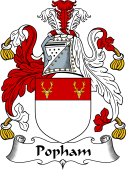 English Coat of Arms for Popham
