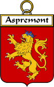 French Coat of Arms Badge for Aspremont