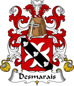 Coat of Arms from France for Desmarais