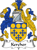 English Coat of Arms for Kercher