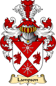 English Coat of Arms (v.23) for the family Lampson