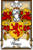 Scottish Coat of Arms Bookplate for Wemyss