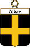 French Coat of Arms Badge for Albon