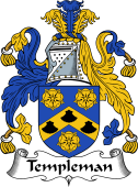 English Coat of Arms for Templeman