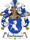 German Wappen Coat of Arms for Dachsauer