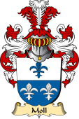 v.23 Coat of Family Arms from Germany for Moll