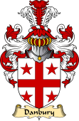 English Coat of Arms (v.23) for the family Danbury