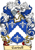 English or Welsh Family Coat of Arms (v.23) for Gardell (Ref Berry)