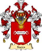Italian Family Coat of Arms (v.25a) Sacca