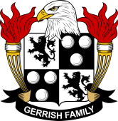 Coat of arms used by the Gerrish family in the United States of America