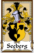 German Coat of Arms Wappen Bookplate  for Seeberg