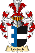 v.23 Coat of Family Arms from Germany for Erlebach