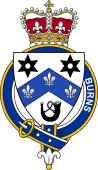 Families of Britain Coat of Arms Badge for: Burns (Scotland)