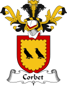 Coat of Arms from Scotland for Corbet