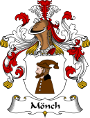 German Wappen Coat of Arms for Mönch
