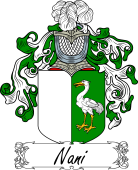 Araldica Italiana Coat of arms used by the Italian family Nani